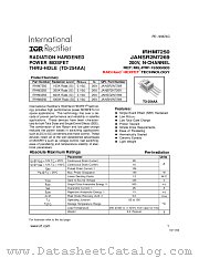 JANSF2N7269 datasheet pdf International Rectifier