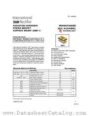 IRHN57250SE datasheet pdf International Rectifier