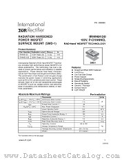 IRHN93130 datasheet pdf International Rectifier