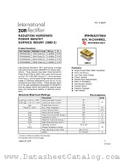 IRHNA58064 datasheet pdf International Rectifier