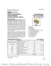 IRHNA68260 datasheet pdf International Rectifier