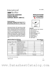 IRHNJ57234SE datasheet pdf International Rectifier