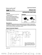 IRIS4013 datasheet pdf International Rectifier