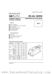 IRKH430-18 datasheet pdf International Rectifier