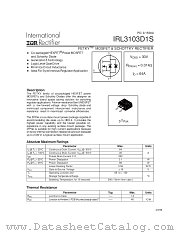 IRL3103D1STRR datasheet pdf International Rectifier