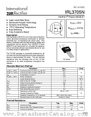 IRL3705N datasheet pdf International Rectifier