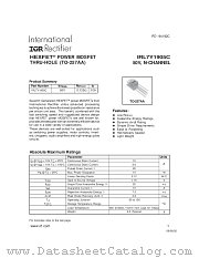 IRL7Y1905C datasheet pdf International Rectifier