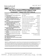 IRMCO201 datasheet pdf International Rectifier