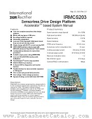 IRMCS203 datasheet pdf International Rectifier