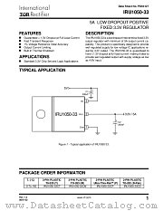 IRU1050-33CP datasheet pdf International Rectifier