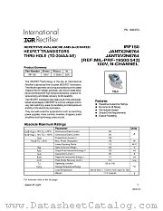 JANTXV2N6764 datasheet pdf International Rectifier