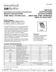 IRF9130 datasheet pdf International Rectifier