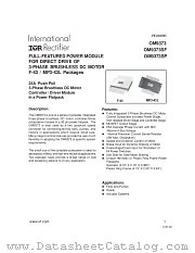 OM9373SP datasheet pdf International Rectifier