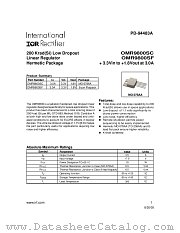 OMR9800SC datasheet pdf International Rectifier