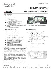 PIIPM25P12B008X datasheet pdf International Rectifier