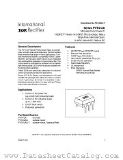PVT412AS-T datasheet pdf International Rectifier