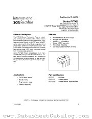 PVT422 datasheet pdf International Rectifier