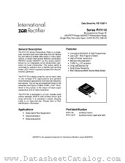 PVY116-T datasheet pdf International Rectifier