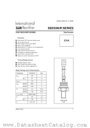 SD233N36S50PC datasheet pdf International Rectifier