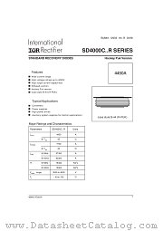 SD4000C34R datasheet pdf International Rectifier