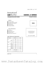 SD400C04C datasheet pdf International Rectifier