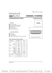 SD5000C30R datasheet pdf International Rectifier