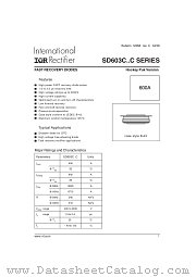 SD603C20S20C datasheet pdf International Rectifier