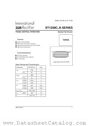 ST1200C18K0 datasheet pdf International Rectifier
