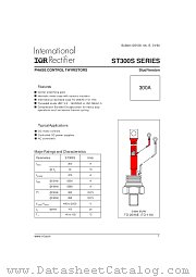 ST300S16P0 datasheet pdf International Rectifier