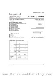 ST333C08CFL1 datasheet pdf International Rectifier