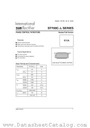 ST700C12L0 datasheet pdf International Rectifier