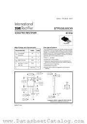 STPS30L60CW datasheet pdf International Rectifier