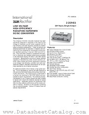 Z2802R5S datasheet pdf International Rectifier