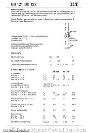 BB121 datasheet pdf ITT Industries