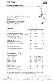 ITT600 datasheet pdf ITT Industries