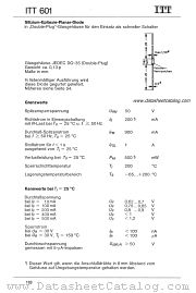ITT601 datasheet pdf ITT Industries
