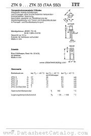 ZTK33 datasheet pdf ITT Industries