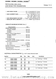 2N3965 datasheet pdf ITT Semiconductors