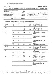 2N5209 datasheet pdf ITT Semiconductors