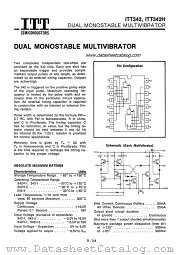 ITT342H datasheet pdf ITT Semiconductors