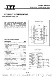 ITT343H datasheet pdf ITT Semiconductors