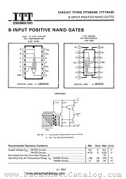 ITT54H30 datasheet pdf ITT Semiconductors