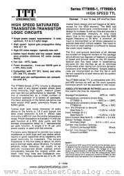 ITT9022 datasheet pdf ITT Semiconductors