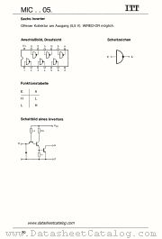 MIC7405N datasheet pdf ITT Semiconductors