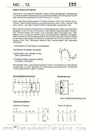 MIC7472J datasheet pdf ITT Semiconductors
