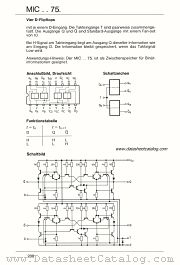 MIC7475 datasheet pdf ITT Semiconductors
