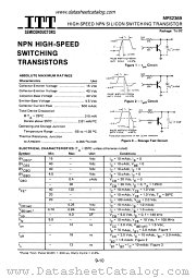 MPS2369 datasheet pdf ITT Semiconductors