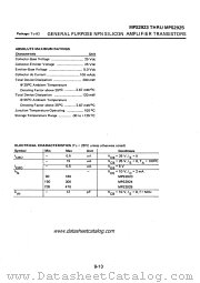 MPS2925 datasheet pdf ITT Semiconductors