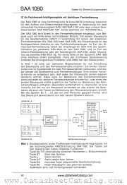 SAA1080 datasheet pdf ITT Semiconductors
