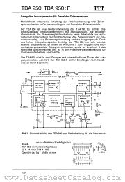TBA950F datasheet pdf ITT Semiconductors